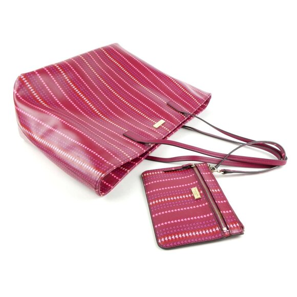 kate spade new york hearts wristlet & tote - Picture 3 of 13